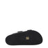 Valentino Garavani Black Leather Slippers Sandals